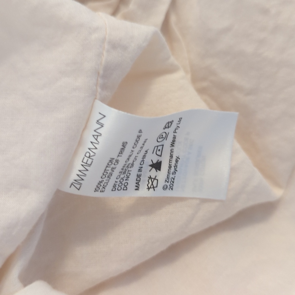 Zimmermann Midi Tie Shoulder Dress - Picture 7 of 7